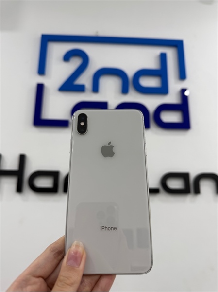 Điện thoại iPhone XS Max - LL/A - IOS 17.4.1 - 64GB - Màu trắng - Pin 100% - Ngoại hình 97% - Kèm sạc