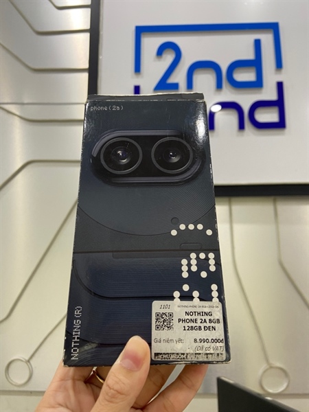 Điện thoại Nothing Phone 2A - Dimensity 7200 Pro - 120Hz - Ram 8/128GB - Màu đen - Ngoại hình: 98% - FullBox