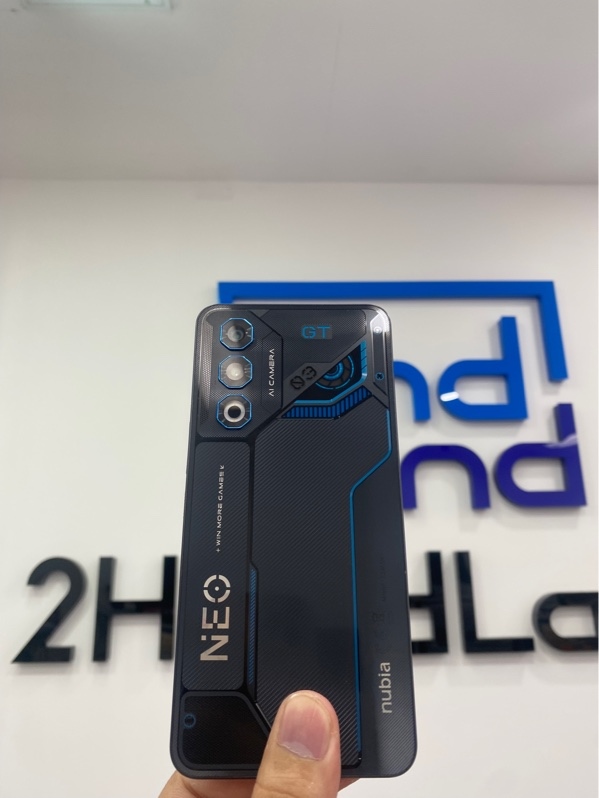 Điện thoại Nubia Neo 3 GT 5G - T8100 - 12/256GB - Màu đen - Ngoại hình: 97% - Cấn xước, màn trầy nhẹ, màn ám hồng - FullBox - Tai nghe