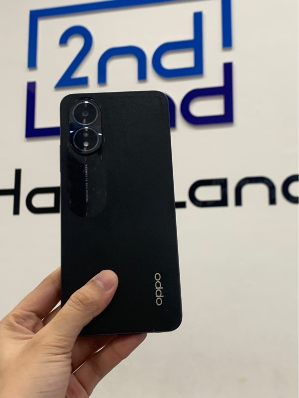 Điện thoại Oppo A38 - Helio G85 - Ram 8/128gb - Màu đen - Ngoại hình: 97% - Trầy sườn, màn ám hồng, 1 đốm phản quang - Body