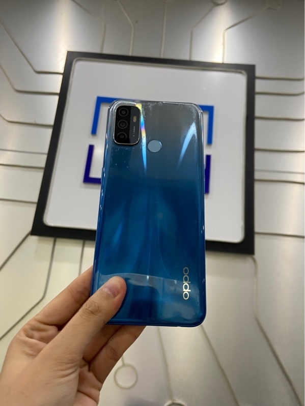 Điện thoại Oppo A53 - Ram 4/128G - Màu xanh - Ngoại hình: 97% - Màn ám hồng nhẹ - Body