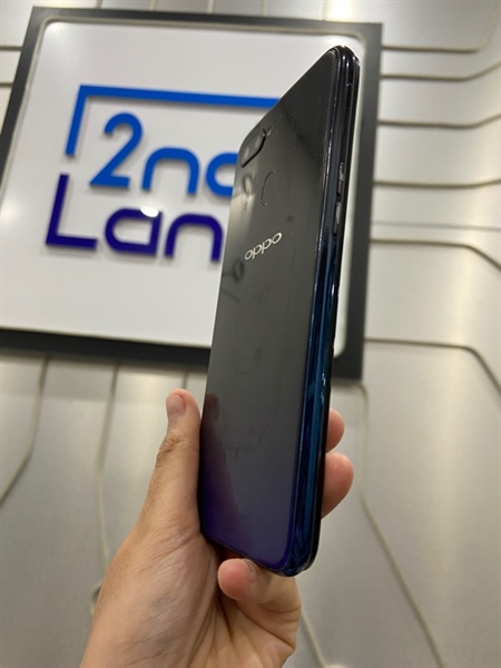 Điện thoại Oppo F9 Pro - CPH 1823 - Lõi tám - Ram 8/256GB - Màu xanh đen - Ngoại hình: 97% - Nút tăng âm lượng liệt, màn ám đen nhẹ, lưng trầy nặng, nút âm lượng tróc sơn, face id hư - Body - không bảo hành 1