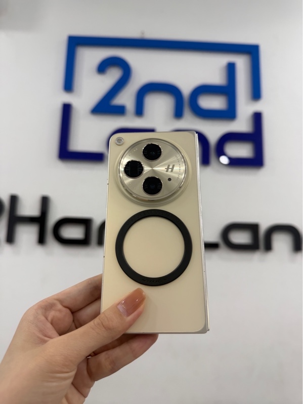 Điện thoại Oppo Find N3 CPH2499 - Snapdragon 8 gen 2 - 16/512GB - Màu vàng - Ngoại hình 97% - Màn trước trầy nhiều , vàng viền nhẹ , sườn cong nghẹ, cấn góc , lưng hở - FullBox