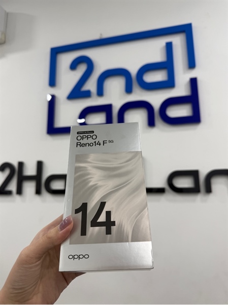 Điện thoại Oppo Reno 14F 5G - Snapdragon 6 Gen 1 - 8/256GB - Màu hồng - Ngoại hình 97% - Lưng xước - Kèm Box , sạc 45W - Còn BH TGDD 07/2026