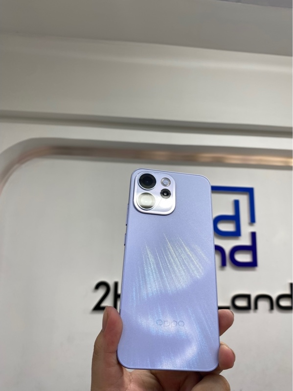 Điện thoại Oppo Reno 15 F 5G - Snapdragon 6 gen 1 - 12/256gb - Màu xanh tím - Pin bình thường - Ngoại hình 98% - Xước khung cam nhẹ - Fullbox