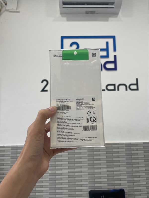 Điện thoại Oppo reno 16F 5G - Ram 8/256gb - Màu tím nhật - Newseal