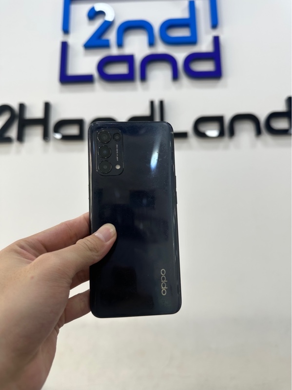 Điện thoại OPPO Reno 5 - Ram 8/128GB - Màu đen - Ngoại hình 96% - Bể màn nặng, màn thay Đốm phản quang , hư Vân Tay máy xài lag nhiều, nóng , lưng trầy nhiều, nứt lưng, viền trầy - Body ( SẢN PHẨM KHÔNG BẢO HÀNH )