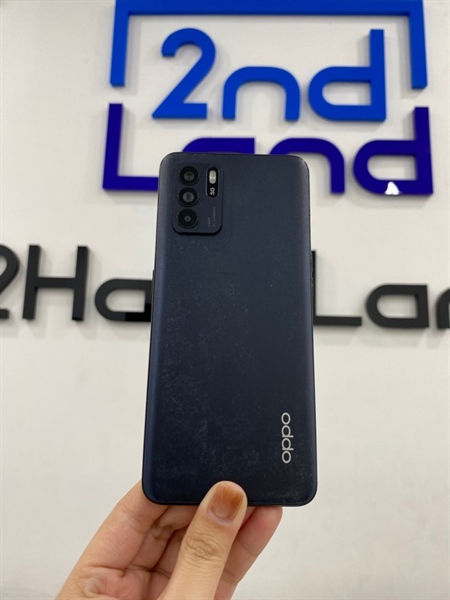 Điện thoại Oppo Reno 6Z 5G - Dimensity 800U - 8/128GB - Màu xanh đen - Ngoại hình 96% - Màn lưu ảnh , ám hồng nhẹ , mất áp , nứt trong lưng , mặt lưng oxy hóa , màn trầy - Body