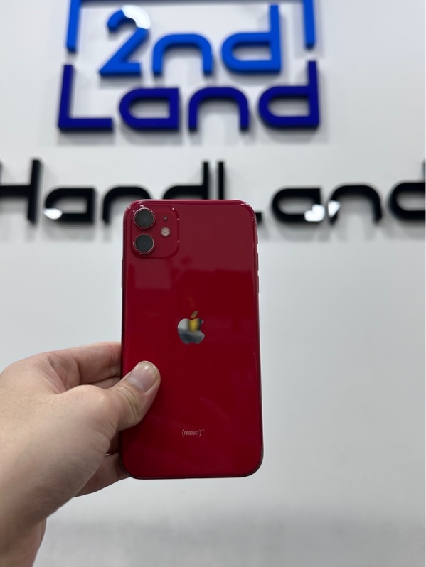 Điện thoại Phone 11 - VN/A - 128GB - IOS 26.6.1 - Pin 100% thay Linh kiện - Màu đỏ - Ngoại hình 96% - Màn ám, máy trầy cấn viền - Body