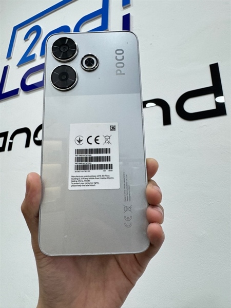 Điện thoại Poco M6 - Helio G91 Ultra - 6/128GB - Bản quốc tế - Màu bạc - Ngoại hình 97% - Trầy sườn - Body, kèm sạc