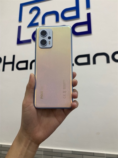 Điện thoại Poco X4 GT - Dimensity 8100 - 8/256GB - Màu xanh - Ngoại hình: 97% - Trầy sườn, màn xước - Body