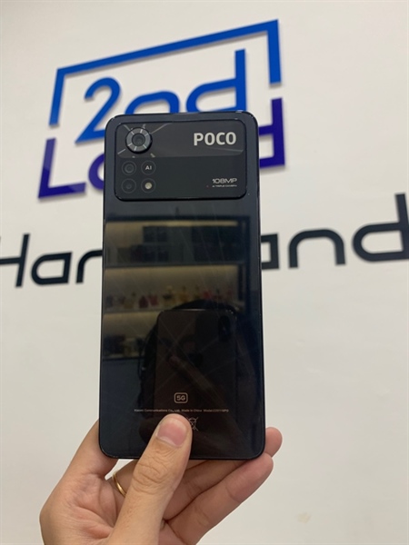 Điện thoại Poco X4 Pro 5G - SnapDragon 695 - 6/128GB - Màu đen - Ngoại hình: 97% - Trầy sườn - Body
