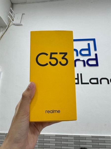 Điện thoại Realme C53 Unisoc T612 - 8/256GB - Màu bạc - Ngoại hình: 97% - Trây sườn chấm bi, màn xước mèo - Fullbox