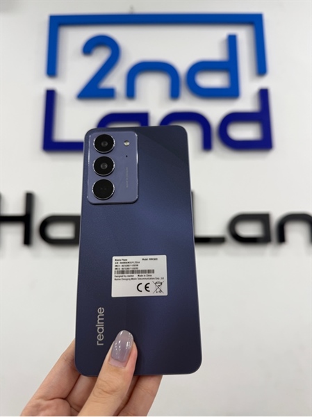 Điện thoại Realme C75x - Mediatek Helio G81 - 6/128GB - Màu xanh tím - Ngoại hình 98% - hở sáng nhẹ - Kèm sạc 45W