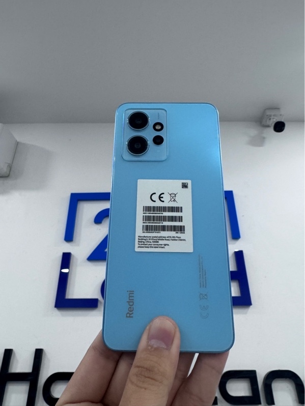 Điện thoại Redmi note 12 - Snapdragon 685 - 4/128GB - Màu xanh - Pin thay - Ngoại hình 98% - Màn lưu ảnh, vàng viền nhẹ - Kèm sạc linh kiện
