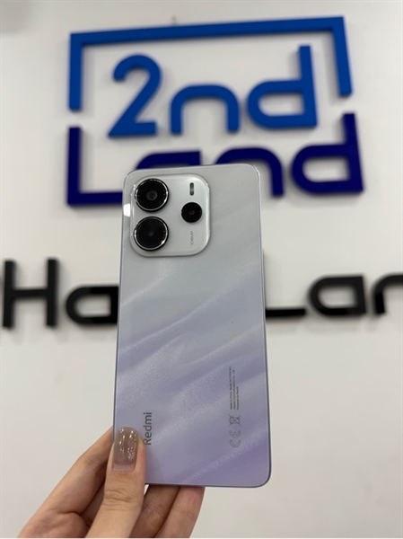 Điện thoại Redmi Note 14 - Mediatek Helio G99 Ultra - 6/128GB - Màu trắng tím - Ngoại hình 98% - Cấn 2 góc - Box , sạc zin 33w 1