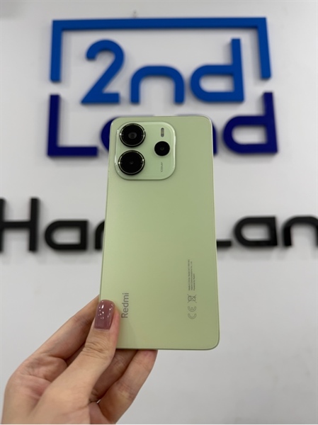 Điện thoại Redmi Note 14 - Mediatek Helio G99Ultra - 6/128GB - Màu xanh - Ngoại hình 98% - Màn ám hồng , màn xước - Kèm sạc 33W