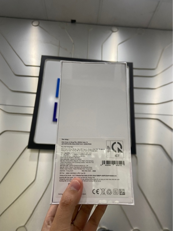 Điện Thoại Redmi Note 15 - 6/128GB - Màu đen - Newseal