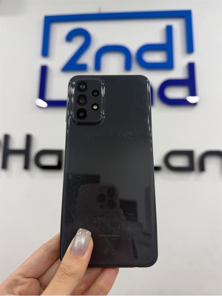 Điện thoại Samsung A23 - Snapdragon 680 - 4/128GB - Máy quốc tế 2 sim vật lí - Màu xám - Ngoại hình xấu - Màn ám hồng , lưng nổ sơn , máy mất cảm biến ánh sáng , nút nguồn bị lún - Kèm sạc linh kiện