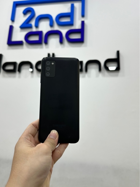 Điện thoại Samsung Galaxy A03s - Ram 4/64GB - Màu đen - Ngoại hình 97% - Nứt kính khung cam sau - Body