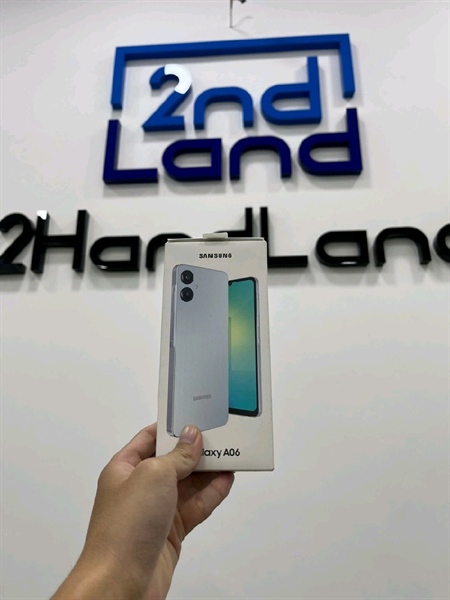 Điện thoại Samsung Galaxy A06 - Ram 4/128GB - Pin 97% - Màu xanh - Ngoại hình 98% - còn bảo hành Hoanghamobile đến ngày 28/04/2026 - Fullbox 3