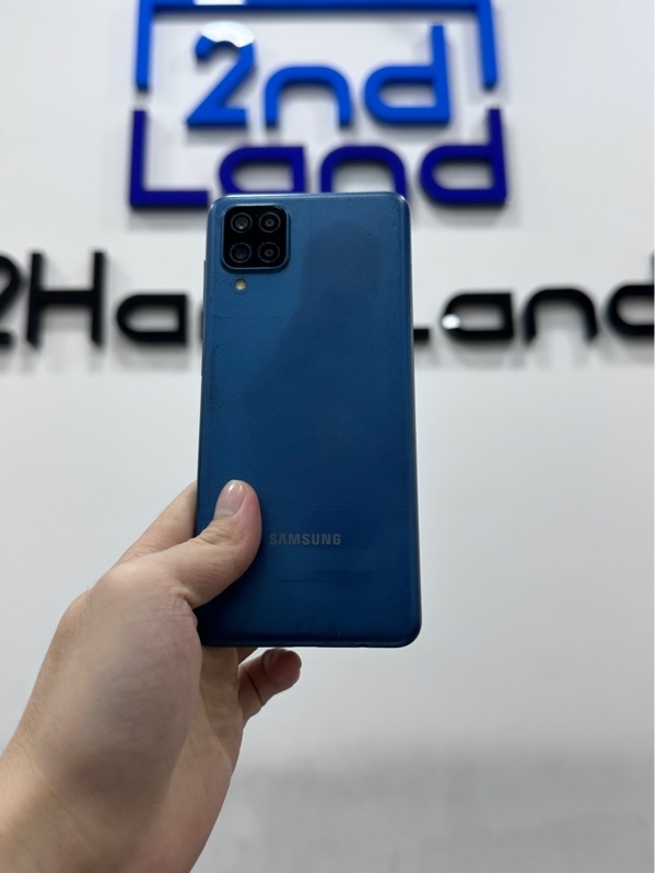 Điện thoại Samsung Galaxy A12 - Ram 6/128GB - Màu xanh - Ngoại hình 96% - Nút nguồn lún, màn ám - Body