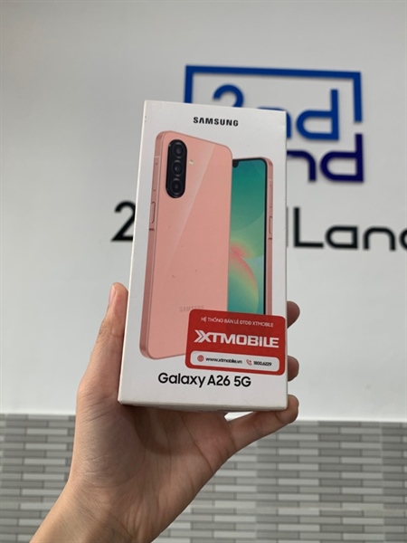 Điện thoại Samsung Galaxy A26 5G - Exynos 1380 - 8GB/ 128GB - Màu hồng - Ngoại hình: 98% - Màn trầy nhẹ - Box, kèm sạc 4