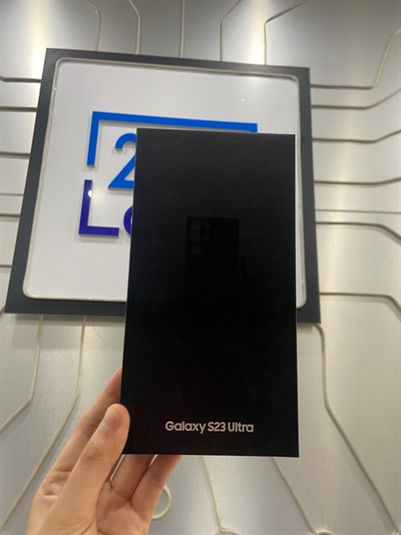 Điện thoại Samsung Galaxy S23 Ultra - Ram 8/256GB - 1 esim - 1 sim vật lý - Bản Mỹ - Màu đen - Ngoại hình: 97% - Xước cam sau, cấn sườn, màn lưu ảnh - FullBox 4