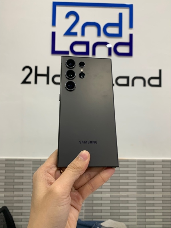 Điện thoại Samsung Galaxy S24 Ultra - Snapdragon 8 gen 3 - Ram 12GB/256GB - Màu đen - Ngoại hình: 98% - Body