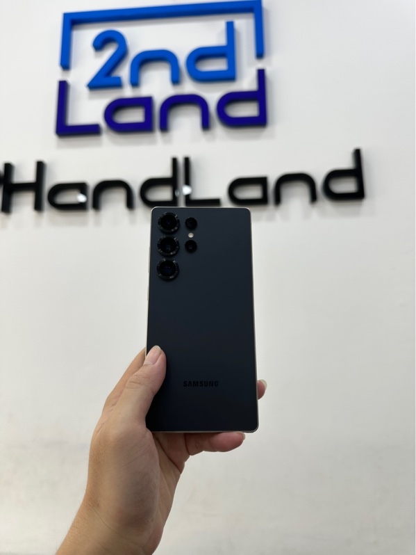 Điện thoại Samsung Galaxy S25 Ultra - Bản 2 sim - Ram 12/256GB - Màu xám - Ngoại hình 98% - Còn bảo hành thế giới di động tới 16/07/2026 - Body