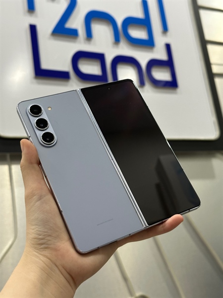 Điện thoại Samsung Galaxy Z Fold 5 - Ram 12/512GB - Màu Xanh Dương - Ngoại hình 98% - Kèm sạc 3
