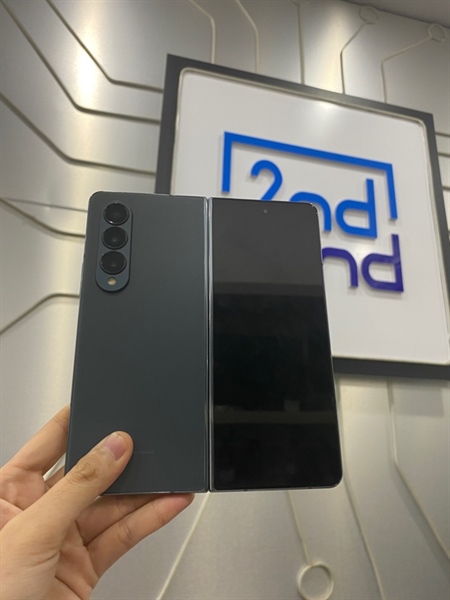 Điện thoại Samsung Galaxy Zfold 4 - 256/12GB - Màu xanh đen - Ngoại hình: 99% - FullBox 1