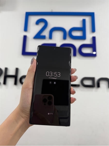 Điện thoại Samsung Note 10plus 5G - 12/256GB - Màu đen - Ngoại hình 97% - Màn trầy , lưng trầy , kính cam trầy - Kèm sạc 2