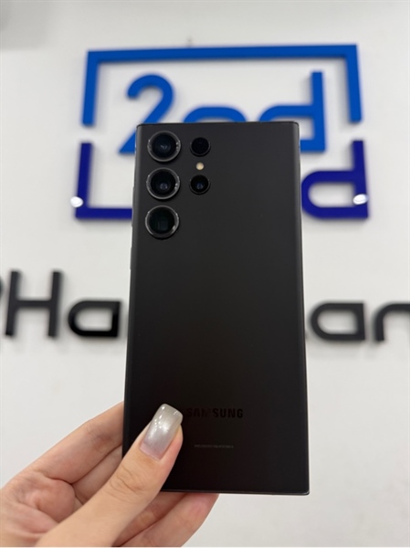Điện thoại Samsung S23 Ultra ( SM- S91813/DS) - Snapdragon 8 gen 2 - 8/256GB - VN - 2 sim vật lí - Màu đen - Ngoại hình 98% - Trầy viền - Body