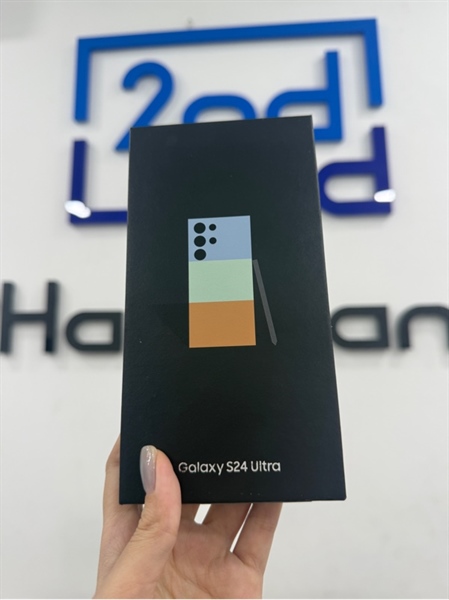 Điện thoại Samsung S24 Ultra - SSVN - Snapdragon 8 gen 3 - 12/256GB - Màu Titan Blue - Ngoại hình 98% - Kèm box , 1 Spen đầu mòn nhẹ