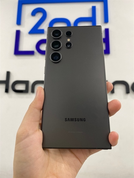 Điện thoại Samsung S24Ultra - SSVN- 2 sim vật lý - 12/256GB - Màu xám - Ngoại hình 98% - Kèm sạc