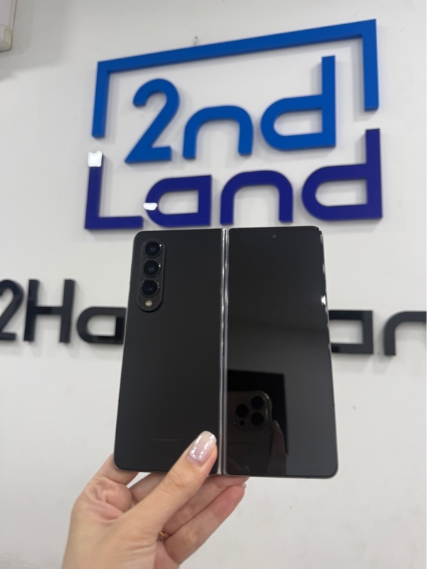 Điện thoại Samsung Z Fold 4 - VN - 1 sim 1 esim - Snap 8 plus gen 1 - 12/512gb - Màu đen - Ngoại hình 97% - Máy cấn xước , kẹt bản lề nhẹ , rạng khớp gập - Kèm Box