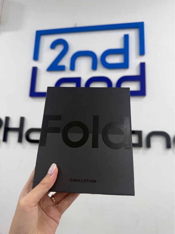 Điện thoại Samsung Z Fold 4 - VN - 1 sim vật lí + 1 esim - Snap 8 plus gen 1 - 12/512gb - Màu đen - Ngoại hình 97% - Kèm Box