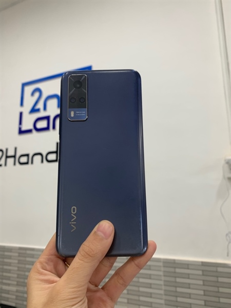 Điện thoại Vivo Y53S - Helio G80 - 8/128GB - Màu xanh - Ngoại hình: 96% - Màn ám hồng + trầy nhiều - Body