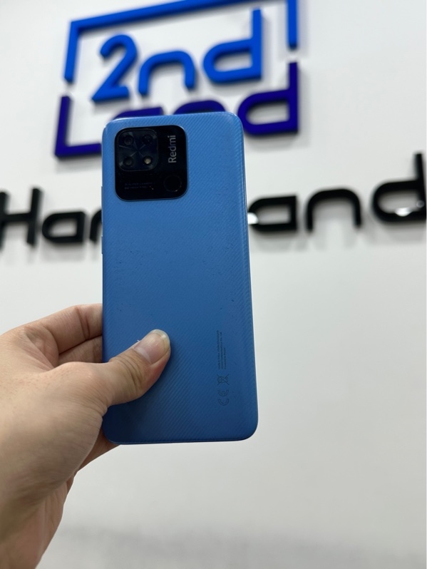 Điện thoại Xiaomi Redmi 10 C - Snapdragon 680 - Ram 4/128GB - Màu xanh - Ngọai hình 96% - Màn ám, Nút tăng giảm âm lượng chập chờn , trày cấn - Body ( SẢN PHẨM KHÔNG BẢO HÀNH )
