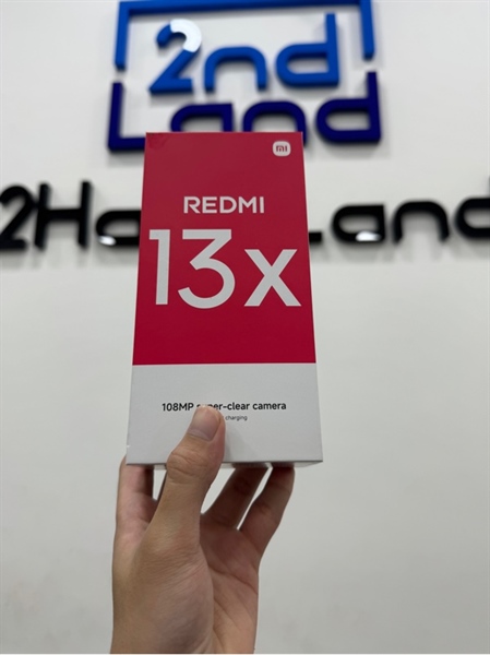 Điện thoại Xiaomi Redmi 13x - Bản quốc tế - 8/128GB - Màu đen - Ngoại hình 99% - Còn bảo hành đến tháng 4/2027 - Fullbox 4