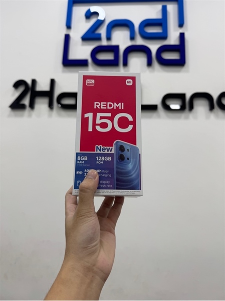 Điện thoại Xiaomi Redmi 15C - 4/128GB - Màu xanh - Ngoại hình 98% - Còn bảo hành đến ngày 24/06/2027 Hoàng Hà Mobile - Fullbox 4
