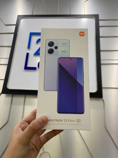 Điện thoại Xiaomi Redmi Note 13 Pro Plus - 5G - Dimensity 7200 Ultra - Ram 8/256GB - Màu đen - Ngoại hình: 97% - FullBox