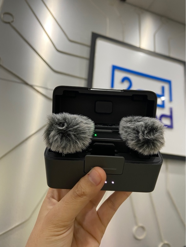 DJI Mic Mini - Bản 2 Mic 1 đầu thu - Màu xám - Ngoại hình: 98% - Không dây - Kèm túi