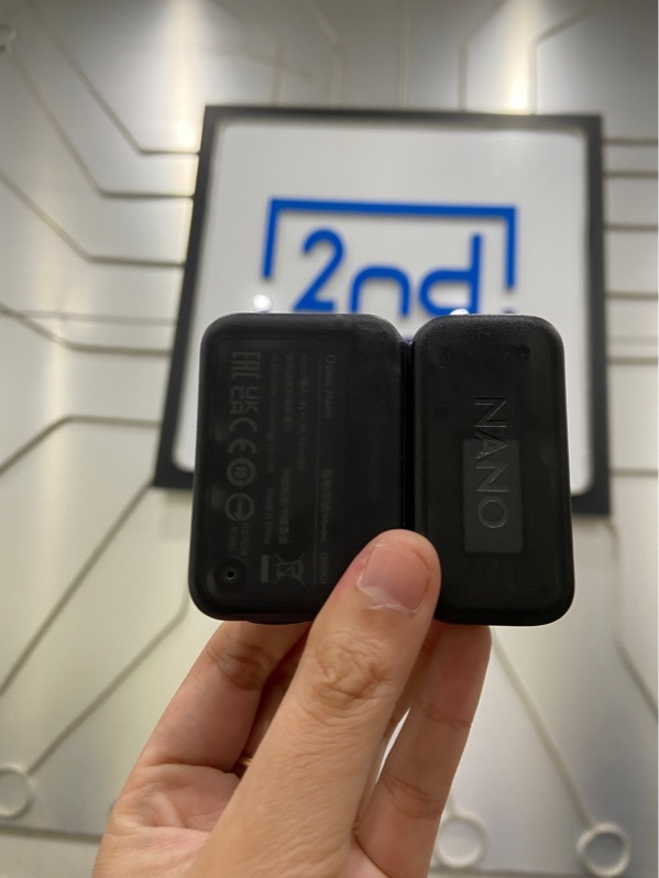 DJI Osmo Nano 64GB - Màu đen - Ngoại hình: 98% - Kèm túi + dây kết nối + kẹp nón + chân đứng vỏ bảo vệ