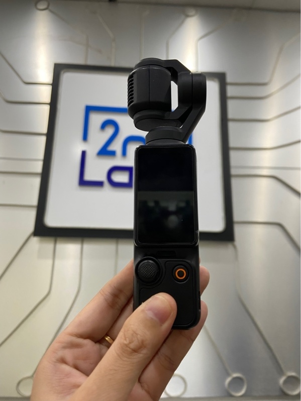 DJI Pocket 3 - Bản đơn - Màu đen - Ngoại hình: 97% - Kèm túi đựng, hộp bảo vệ, khớp nối