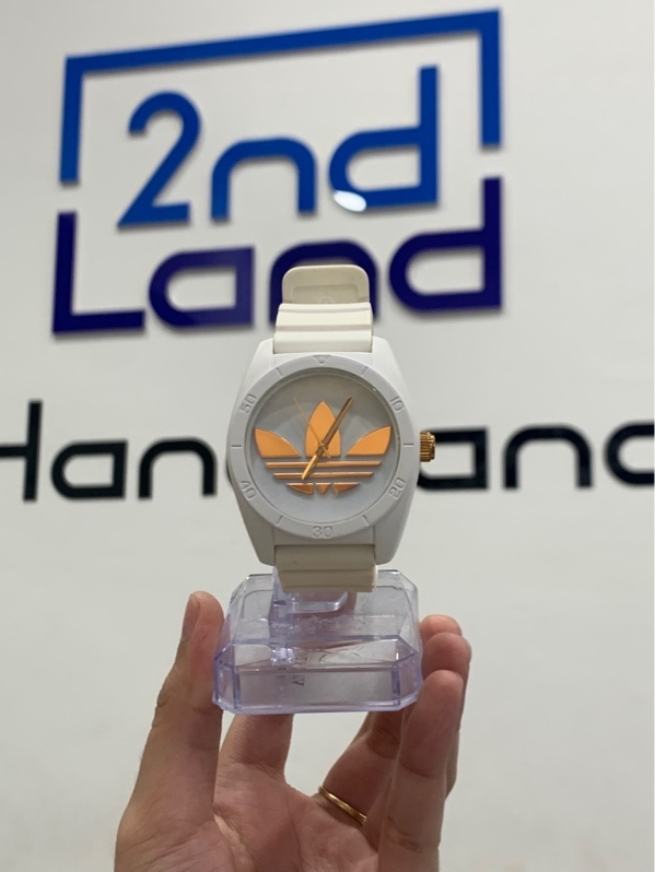 Đồng hồ Adidas Santiago Watch Men - 42mm - Màu trắng - Trầy kính, ố dây - Body