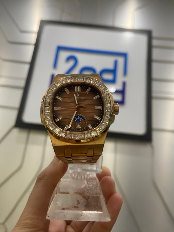 Đồng hồ Alexander Ferros Automatic 6111R-08 - Màu vàng - Ngoại hình: 97% - Body