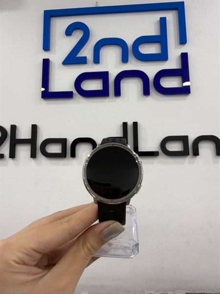 Đồng hồ Amazfit Active 2 - Màu bạc - Ngoại hình 97% - Trầy xước - Kèm đế sạc
