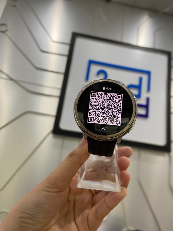 Đồng hồ Amazfit Active 2 - Màu bạc - Ngoại hình: 98% - Kèm Box